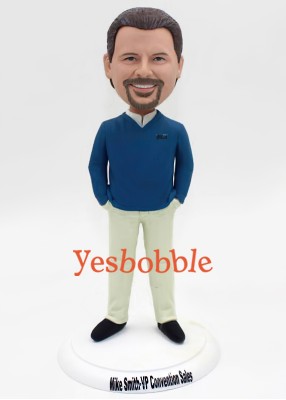 Casual Man Custom Bobblehead doll