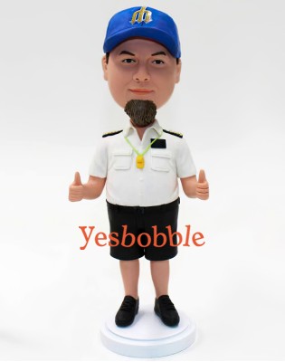 Casual Man Thumbs Up Custom Bobblehead