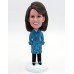 Casual Winter Lady Custom Bobblehead Casual Winter Lady Custom Bobblehead