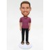 Custom Man in Sandals Casual Bobblehead