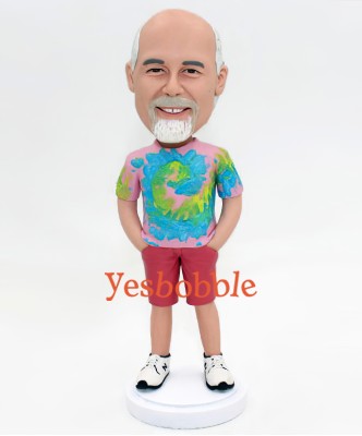 Fashion Man Wearing a New Balance Shoes Bobblehead