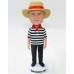 Man in Beach Hat Custom Bobblehead