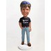 Man in Jeans Wearing a Sunglass Custom Bobblehead