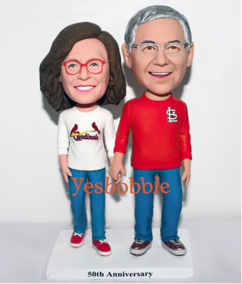 50th Anniversary Couple Bobblehead