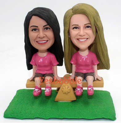 Best Friend On the Seesaw Bobblehead