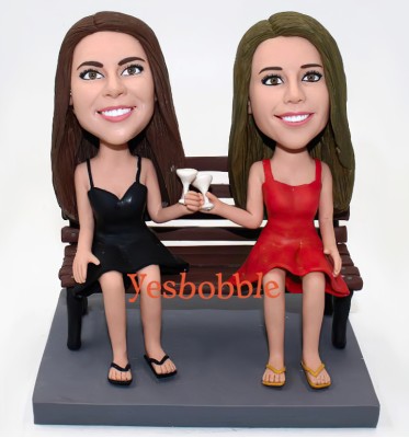 Best Friends Making Toast Bobblehead Best Friends Making Toast Bobblehead