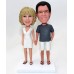 Casual Couple Custom Bobblehead