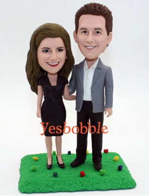 Couple Custom Bobblehead Best Anniversary Gift