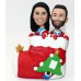 Couple In Christmas Stocking Bobblehead Couple In Christmas Stocking Bobblehead