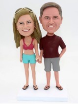 Custom Casual Couple Bobblehead