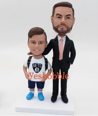 Daddy and Son Custom Bobblehead