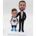 Daddy and Son Custom Bobblehead