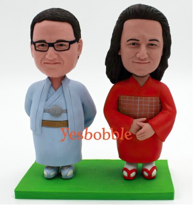 Male In Kimono Personalized Bobblehead