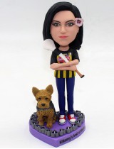 Kilkenny Fans With Hurling Stick Bobblehead Kilkenny Fans With Hurling Stick Bobblehead