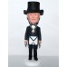 Man in Top Hat with a Symbol on Chest Custom Bobblehead Man in Top Hat with a Symbol on Chest Custom Bobblehead