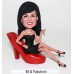 Sexy Women Sitting On Shoe Bobblehead