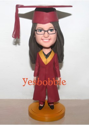 Custom Bobblehead for Student Graduation Custom Bobblehead for Student Graduation