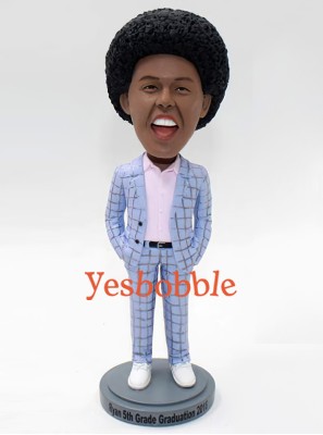 Fashion Graduate In Suit Bobblehead Fashion Graduate In Suit Bobblehead