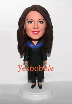 Female Students Graduation Custom Bobblehead