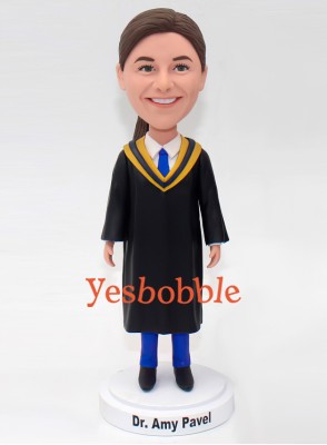 Graduation Girl Custom Bobblehead