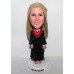 Graduation Girl in Academic Dress Bobblehead Graduation Girl in Academic Dress Bobblehead