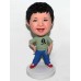 Casual Little Boy Custom Bobblehead