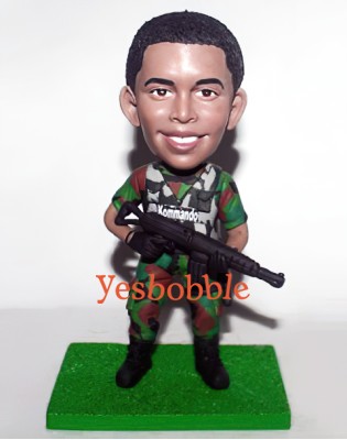 Custom Military Theme Kid Bobblehead