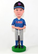Little Baseball Player With Bat Bobblehead