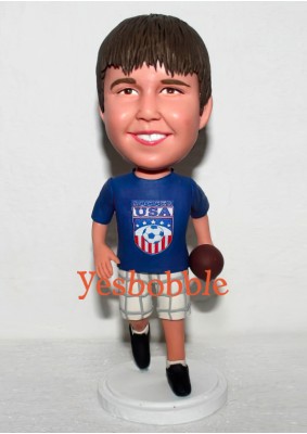 Little Boy Bowling Customized Bobblehead Little Boy Bowling Customized Bobblehead