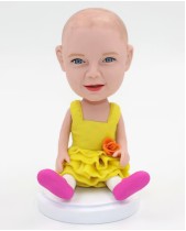 Little Girl With Skirt Custom Bobblehead Little Girl With Skirt Custom Bobblehead