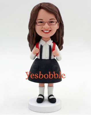 School Girl Custom Bobblehead