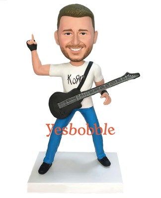 Electric Guitar Players Custom Bobblehead