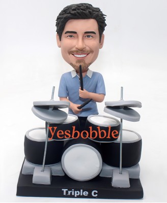Rock Band Drummer Bobblehead Rock Band Drummer Bobblehead