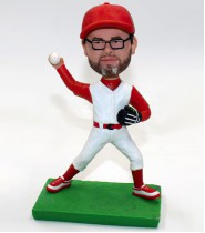 Baseball Pitcher Player bobblehead