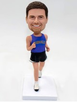 Custom Male Runner Bobblehead