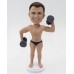 Dumbbell Bodybuilder Custom Bobblehead Dumbbell Bodybuilder Custom Bobblehead