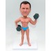 Dumbbell Exercising Custom Bobblehead Dumbbell Exercising Custom Bobblehead