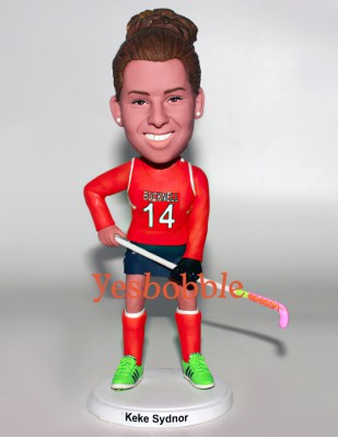 College Hockey Player Custom Bobblehead College Hockey Player Custom Bobblehead