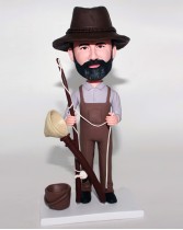 Fishing Fan Custom Bobblehead