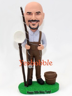 Fishing Lover Custom Bobblehead