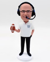 Football Coach Custom Bobblehead