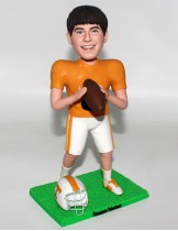 Football Fan Quarterback  Custom Bobblehead