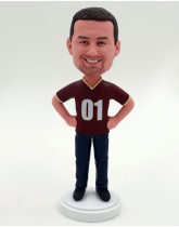 Football Fan of Washington Redskin Bobblehead