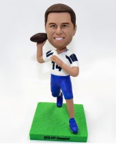 Football Quarterback Custom Bobblehead