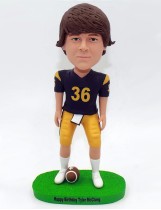 Football Quarterback Player Custom Bobblehead
