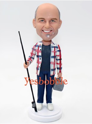 Go Out for Fishing Bobblehead