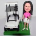 Golfer Standing by Golf Cart Bobblehead Golfer Standing by Golf Cart Bobblehead