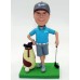Golfer With Bag and Clubs Custom Bobblehead Golfer With Bag and Clubs Custom Bobblehead