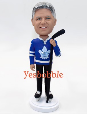Hockey Fan Custom Bobblehead Hockey Fan Custom Bobblehead