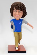 Man Bowling Custom Bobblehead